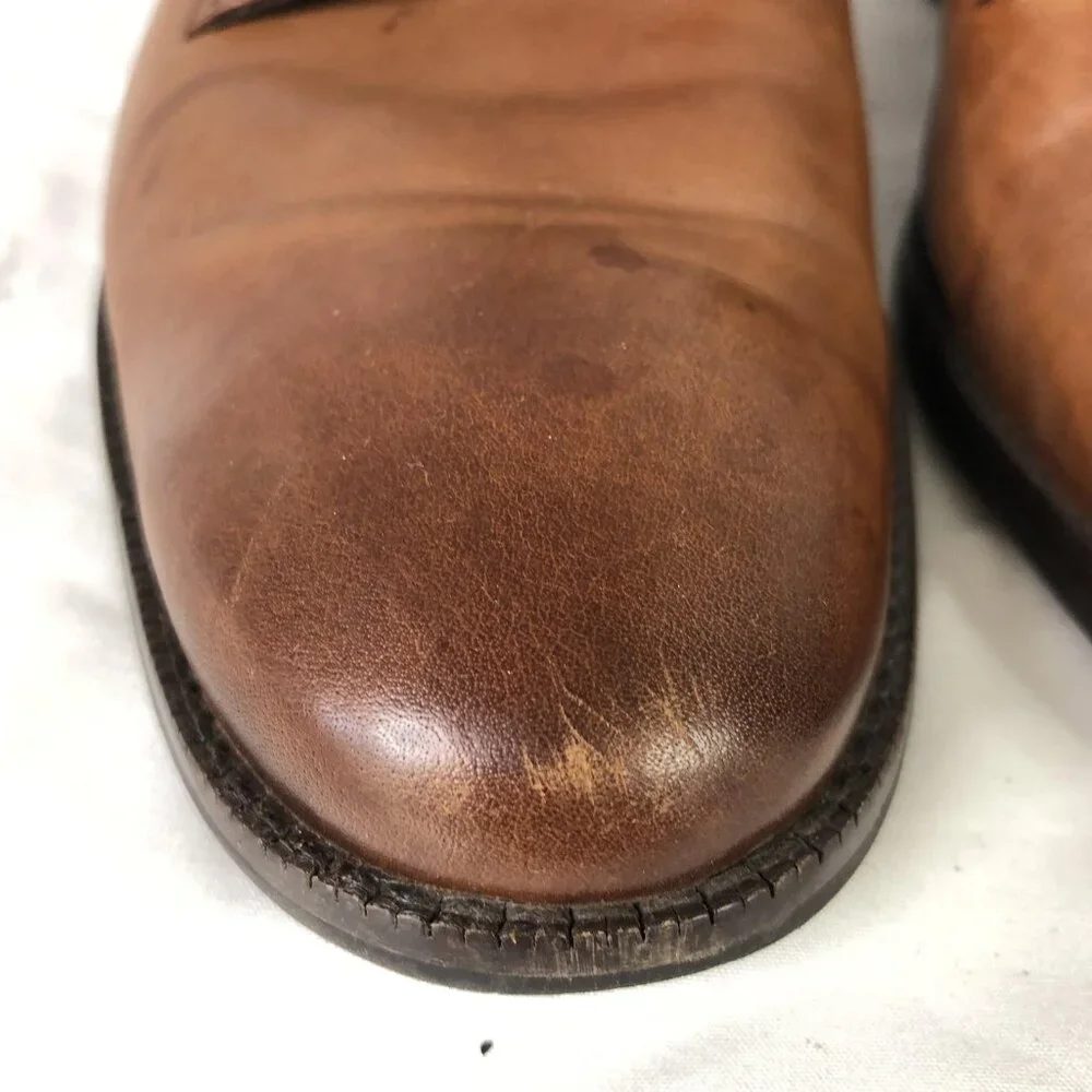 Cole Haan Derby Oxford Shoes Mens Size 9 Brown Grand OS Leather Dress C35107